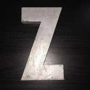 Rustic letter Z